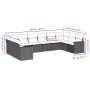 10-piece garden sofa set and brown synthetic rattan cushions by , Modular outdoor sofas - Ref: Foro24-3251810, Price: 634,84 ...