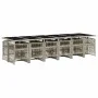 Set comedor jardín y cojines 13 pzas ratán sintético gris claro de , Conjuntos de jardín - Ref: Foro24-3210947, Precio: 916,2...