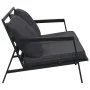 Muebles de jardín 5 pzas y cojines de aluminio gris oscuro de vidaXL, Conjuntos de jardín - Ref: Foro24-47819, Precio: 861,86...