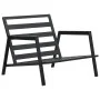 Muebles de jardín 5 pzas y cojines de aluminio gris oscuro de vidaXL, Conjuntos de jardín - Ref: Foro24-47819, Precio: 861,86...