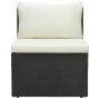 Gartenmöbel und Kissen Set 4-teilig synthetisches Rattan braun von vidaXL, Outdoor-Sofas - Ref: Foro24-47810, Preis: 416,37 €...
