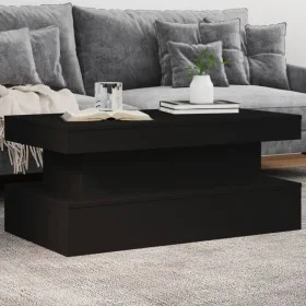 Coffee table with LED lights black 90x50x40 cm by , Coffee table - Ref: Foro24-839848, Price: 87,99 €, Discount: %