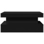 Coffee table with LED lights black 90x50x40 cm by , Coffee table - Ref: Foro24-839848, Price: 73,82 €, Discount: %