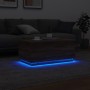 Coffee table with LED lights oak brown 90x50x40 cm by , Coffee table - Ref: Foro24-839881, Price: 65,07 €, Discount: %