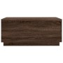 Coffee table with LED lights oak brown 90x50x40 cm by , Coffee table - Ref: Foro24-839881, Price: 65,07 €, Discount: %