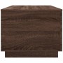 Coffee table with LED lights oak brown 90x50x40 cm by , Coffee table - Ref: Foro24-839881, Price: 65,07 €, Discount: %
