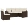5-piece garden dining set and brown synthetic rattan cushions by , Garden sets - Ref: Foro24-3218963, Price: 353,90 €, Discou...