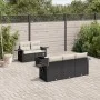 6-piece garden sofa set and black synthetic rattan cushions by , Garden sets - Ref: Foro24-3252233, Price: 417,38 €, Discount: %