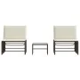 Sonnenliegen mit Tisch 2 Einheiten braunes synthetisches Rattan von , Liegen - Ref: Foro24-368423, Preis: 182,96 €, Rabatt: %