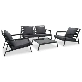 Gartenmöbel-Set mit Kissen 4-teilig dunkelgraues Aluminium von vidaXL, Gartensets - Ref: Foro24-47818, Preis: 690,47 €, Rabat...
