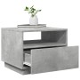 Couchtisch mit LED-Leuchten betongrau 50x49x40 cm von , Couchtisch - Ref: Foro24-839829, Preis: 54,72 €, Rabatt: %