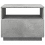 Coffee table with LED lights concrete gray 50x49x40 cm by , Coffee table - Ref: Foro24-839829, Price: 54,72 €, Discount: %