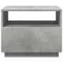 Coffee table with LED lights concrete gray 50x49x40 cm by , Coffee table - Ref: Foro24-839829, Price: 58,82 €, Discount: %