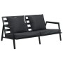 Garden furniture set with cushions 4 pieces dark gray aluminum by vidaXL, Garden sets - Ref: Foro24-47818, Price: 701,68 €, D...