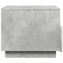Coffee table with LED lights concrete gray 50x49x40 cm by , Coffee table - Ref: Foro24-839829, Price: 58,82 €, Discount: %