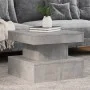 Coffee table with LED lights concrete gray 50x50x40 cm by , Coffee table - Ref: Foro24-839843, Price: 63,91 €, Discount: %