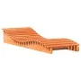 Tumbona de madera maciza de pino marrón cera 205x70x31,5 cm de , Tumbonas - Ref: Foro24-844652, Precio: 91,80 €, Descuento: %