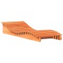 Tumbona de madera maciza de pino marrón cera 205x70x31,5 cm de , Tumbonas - Ref: Foro24-844652, Precio: 95,15 €, Descuento: %