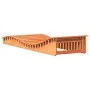 Tumbona de madera maciza de pino marrón cera 205x70x31,5 cm de , Tumbonas - Ref: Foro24-844652, Precio: 91,80 €, Descuento: %