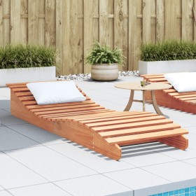 Wachsbraune Liege aus massivem Kiefernholz, 205 x 60 x 31,5 cm von , Liegen - Ref: Foro24-844650, Preis: 102,85 €, Rabatt: %