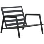 Garden furniture set with cushions 4 pieces dark gray aluminum by vidaXL, Garden sets - Ref: Foro24-47818, Price: 701,68 €, D...