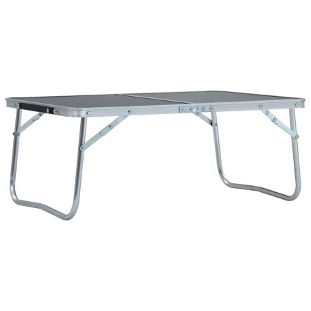 Mesa de camping plegable aluminio gris 60x40 cm de vidaXL, Mobiliario de camping - Ref: Foro24-48187, Precio: 26,89 €, Descue...