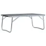 Mesa de camping plegable aluminio gris 60x40 cm de vidaXL, Mobiliario de camping - Ref: Foro24-48187, Precio: 26,89 €, Descue...