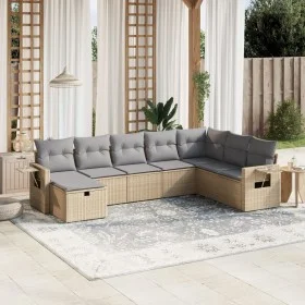 Garden sofa set with beige cushions mix 8 pieces PE rattan by , Garden sets - Ref: Foro24-3263895, Price: 500,00 €, Discount: %