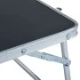 Mesa de camping plegable aluminio gris 60x40 cm de vidaXL, Mobiliario de camping - Ref: Foro24-48187, Precio: 26,89 €, Descue...