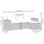 Gartensofa-Set mit Kissen, 4-teilig, beiges synthetisches Rattan von , Gartensets - Ref: Foro24-3264374, Preis: 293,78 €, Rab...