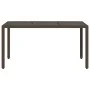Gartentisch Glasoberfläche PE Rattan braun 150x90x75cm von , Gartentische - Ref: Foro24-365534, Preis: 172,97 €, Rabatt: %