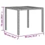 Gartentisch, Oberfläche aus schwarzem Rattan, Akazienholz, 90 x 90 x 75 cm von , Gartentische - Ref: Foro24-365529, Preis: 12...