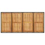 Gartentisch, Oberfläche aus schwarzem Rattan, Akazienholz, 190 x 90 x 75 cm von , Gartentische - Ref: Foro24-365541, Preis: 2...