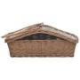 Brennholzkorb mit braunen Weidengriffen 61,5x46,5x58 cm von vidaXL, Brennholztaschen und -halter - Ref: Foro24-286989, Preis:...