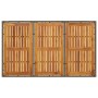 Gartentisch, Oberfläche aus grauem Rattan, Akazienholz, 150 x 90 x 75 cm von , Gartentische - Ref: Foro24-365536, Preis: 175,...