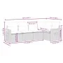 Garden sofa set with cushions 5 pieces beige synthetic rattan by , Garden sets - Ref: Foro24-3226786, Price: 418,06 €, Discou...