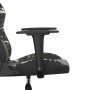 Silla gaming de masaje cuero sintético negro y camuflaje