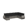 8-piece garden sofa set and gray synthetic rattan cushions by , Garden sets - Ref: Foro24-3264206, Price: 506,63 €, Discount: %