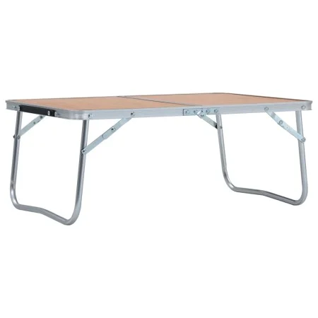 Mesa de camping plegable aluminio marrón 60x40 cm by vidaXL, camping furniture - Ref: Foro24-48186, Price: 26,20 €, Discount: %