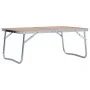 Mesa de camping plegable aluminio marrón 60x40 cm by vidaXL, camping furniture - Ref: Foro24-48186, Price: 26,20 €, Discount: %