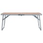 Faltbarer Campingtisch aus braunem Aluminium, 60x40 cm. von vidaXL, Campingmöbel - Ref: Foro24-48186, Preis: 26,74 €, Rabatt: %