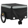 Black and gray iron bicycle trailer 45 kg by , Bicycle trailers - Ref: Foro24-94105, Price: 90,52 €, Discount: %