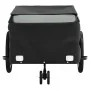 Black and gray iron bicycle trailer 45 kg by , Bicycle trailers - Ref: Foro24-94105, Price: 90,52 €, Discount: %