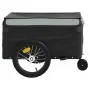 Black and gray iron bicycle trailer 45 kg by , Bicycle trailers - Ref: Foro24-94105, Price: 90,52 €, Discount: %