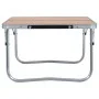 Mesa de camping plegable aluminio marrón 60x40 cm by vidaXL, camping furniture - Ref: Foro24-48186, Price: 26,20 €, Discount: %