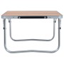 Mesa de camping plegable aluminio marrón 60x40 cm de vidaXL, Mobiliario de camping - Ref: Foro24-48186, Precio: 25,17 €, Desc...