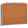 Mesa de camping plegable aluminio marrón 60x40 cm by vidaXL, camping furniture - Ref: Foro24-48186, Price: 26,20 €, Discount: %