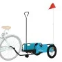 Bicycle trailer iron and blue Oxford cloth by , Bicycle trailers - Ref: Foro24-94191, Price: 83,07 €, Discount: %