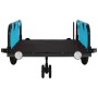 Fahrradanhänger aus Eisen und blauem Oxford-Stoff von , Fahrradanhänger - Ref: Foro24-94191, Preis: 84,54 €, Rabatt: %