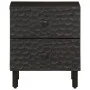 Bedside tables 2 pcs solid black mango wood 40x33x46 cm by , Nightstands - Ref: Foro24-356818, Price: 92,07 €, Discount: %